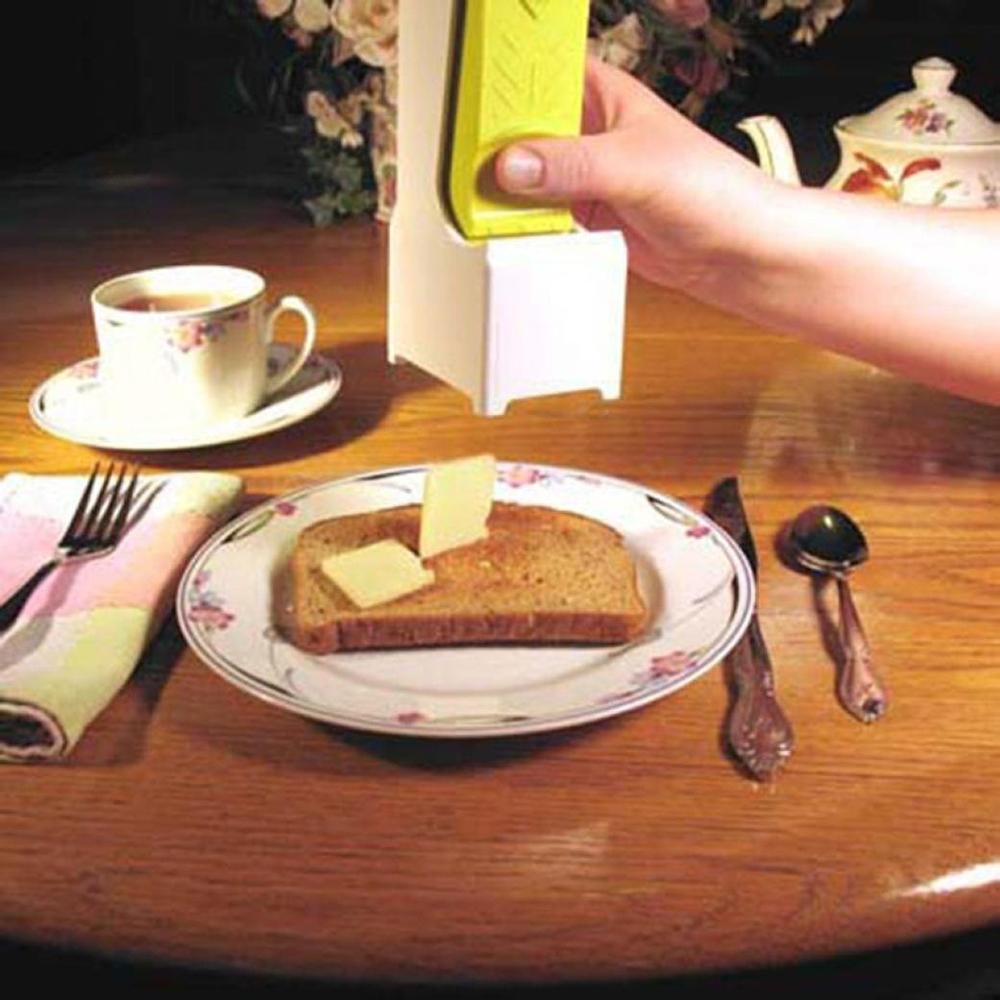 Butter Cheese Slicer One Click Stick Butter Cutter with Stainless Steel Blade