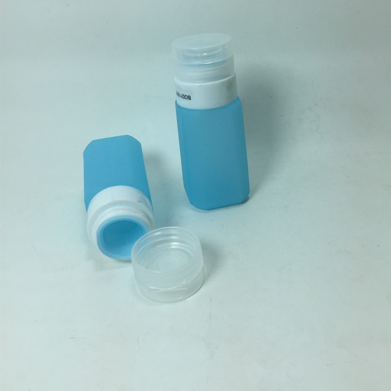 Cosmetic silicone empty bottle portable travel bottles