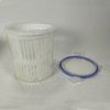 Plastic Pickle Jar with Strainer Flip Transparent Pickle Storage Container with Strainer Insert