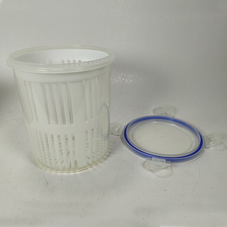 Plastic Pickle Jar with Strainer Flip Transparent Pickle Storage Container with Strainer Insert