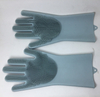 Silicone cleaning gloves with different colors cleaning brush scrubber gloves