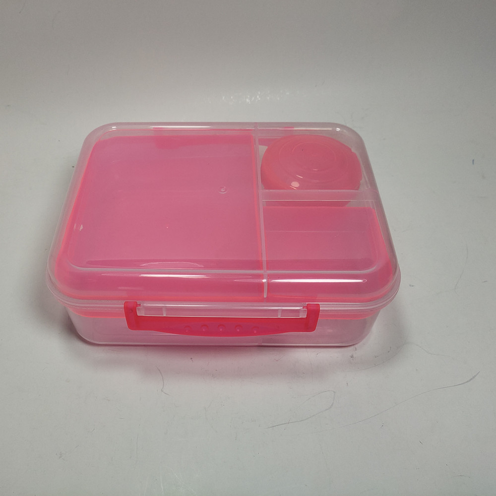 Multi Compartment Bento Box Plastic Lunch Box and Food Storage Container