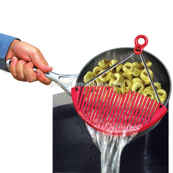 Multifunctional Kitchen Pot Pan Strainer Expandable Strainer Sieve Colander Water Filter Kitchen Accessories cook tool