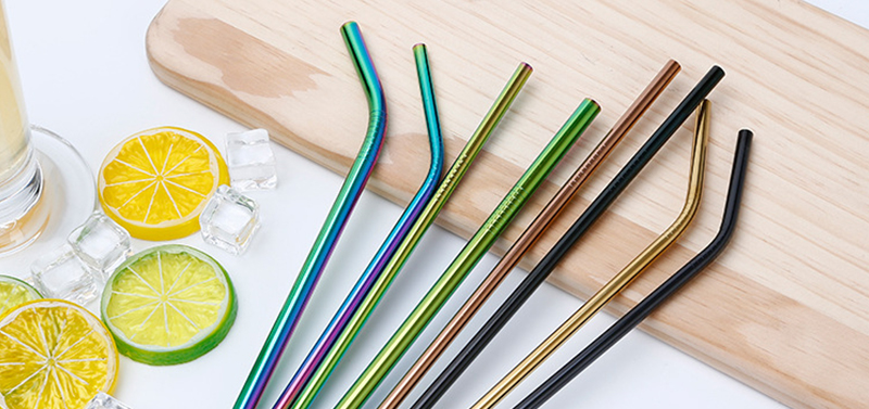 Colorful-Straight-And-Bent-Metal-Reusable-Straws-Stainless-Steel-Drinking-Straws-With-Silicone-Tip-Cleaning-Brush