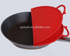 Cooking foldable Silicone splatter guard red splatter shield Silicone Grease Shield For Pots