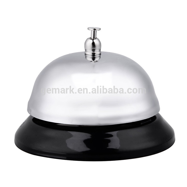 Metal Cast Iron Reception Desk Bell For Kitchen Hotel Service Call