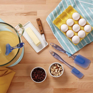 Easy Flex Silicone Spatula Set Cooking and Serving silicone set