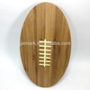 Bamboo Cutting Board Football Shape