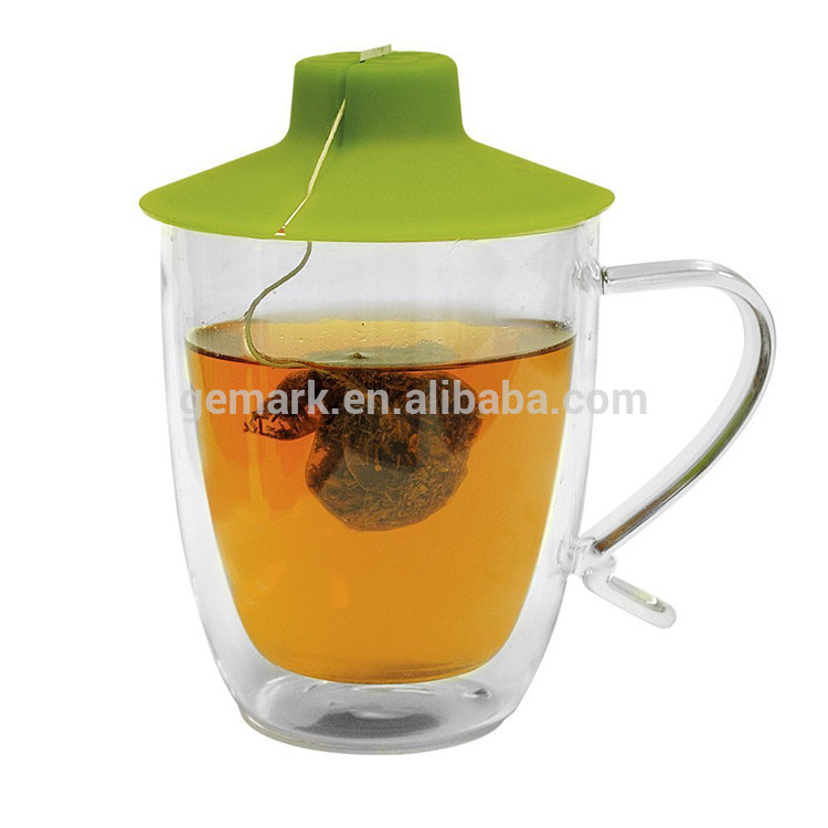 Silicone Tea Bag Buddy and Cup Cover Lid