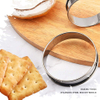 Stainless Steel Round Cake Ring Mold Baking Tool for Home Baking